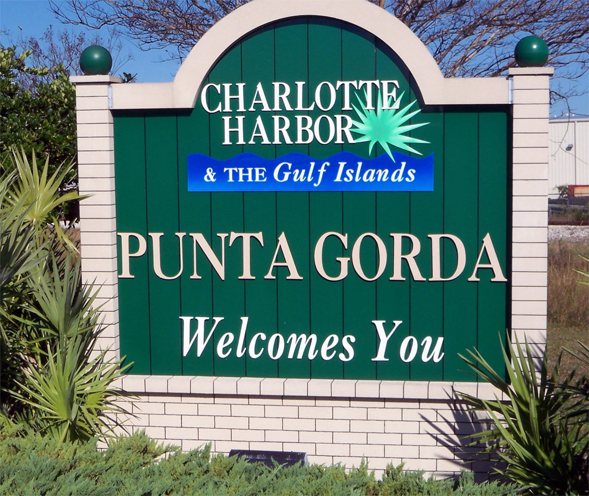 Welcome to Punta Gorda Florida Sign