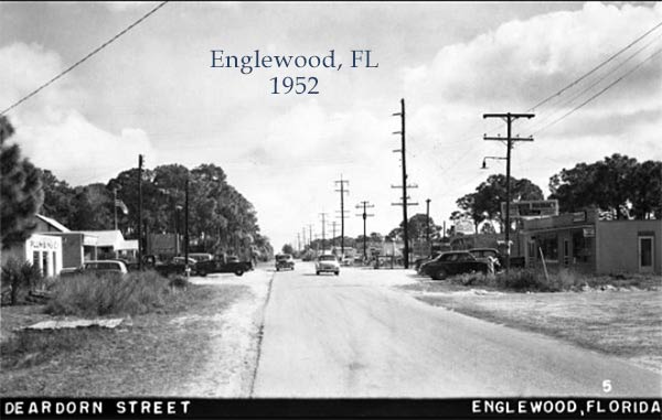 Dearborn Street Englewood FL circa 1952